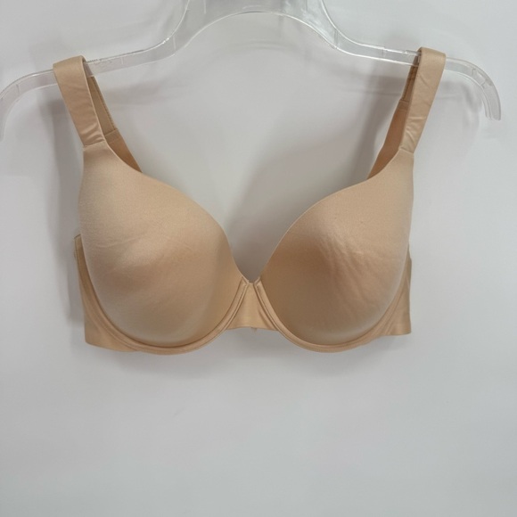 Soma Womens Full Coverage Bra Size 40D Underwired Enhancing Shape Tan Back Close - Picture 6 of 6